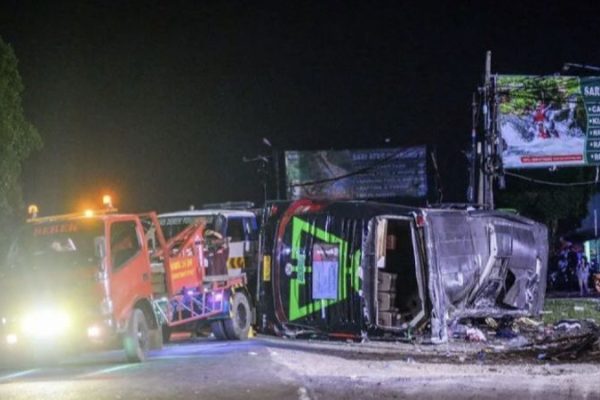 Kumpulan Fakta Hasil Olah TKP Kecelakaan Bus SMK Lingga Kencana di Jakarta Timur Tujuan Ciater